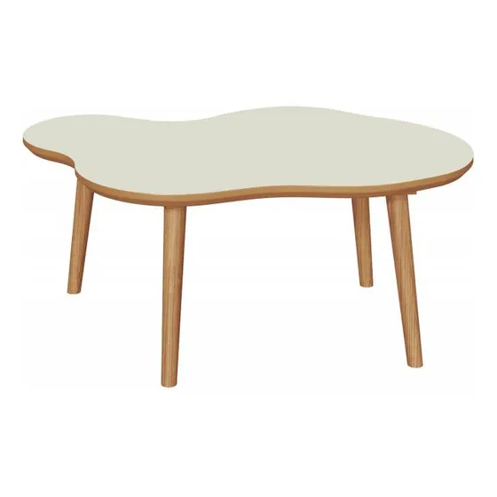 Mesa De Centro Ratona Organica 88cm 100% Mdf
