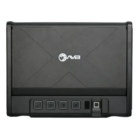 Cofre De Segurança Biométrico/sequencial Gaveta Avb-p2902f Cor Preto