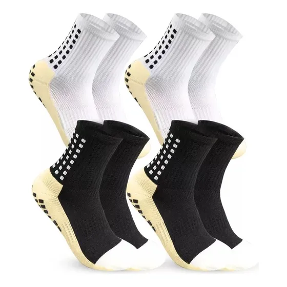 Calcetines De Fútbol Antideslizantes De Alta Calidad, 4 Pzas
