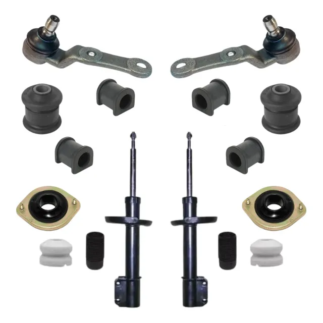 Kit X2 Amortiguadores + Cazoletas + Rotulas + Bujes Corsa