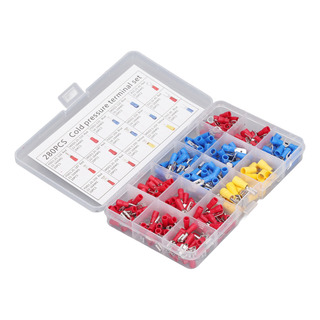 Kit Surtido De Conectores De Cable, 280 Piezas, Terminales P Kit Surtido De Conectores De Cable, 280 Piezas, Terminales P