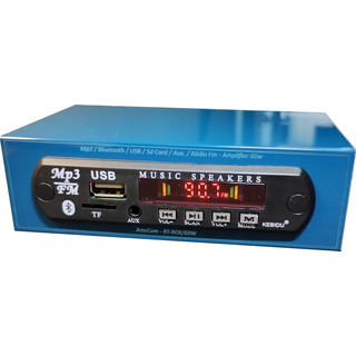 Amplificador 60w Bluetooth Usb Sd Card Aux Fm Som Ambiente Amplificador 60w Bluetooth Usb Sd Card Aux Fm Som Ambiente