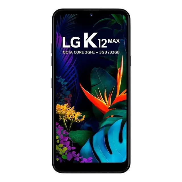 LG K12 Max Dual SIM 32 GB platinum gray 3 GB RAM - Excelente (Recondicionado)