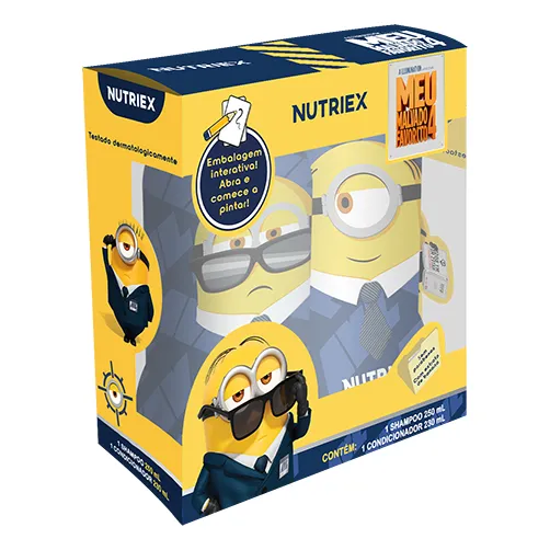 Kit Minions Shampoo 250 + Condicionador 230 Infantil Nutriex