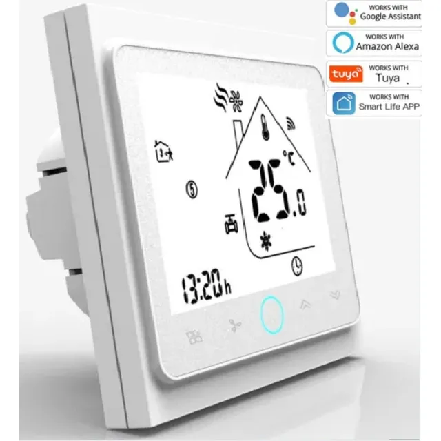 Termostato Wifi Ventilador De Dos Tubos Válvula