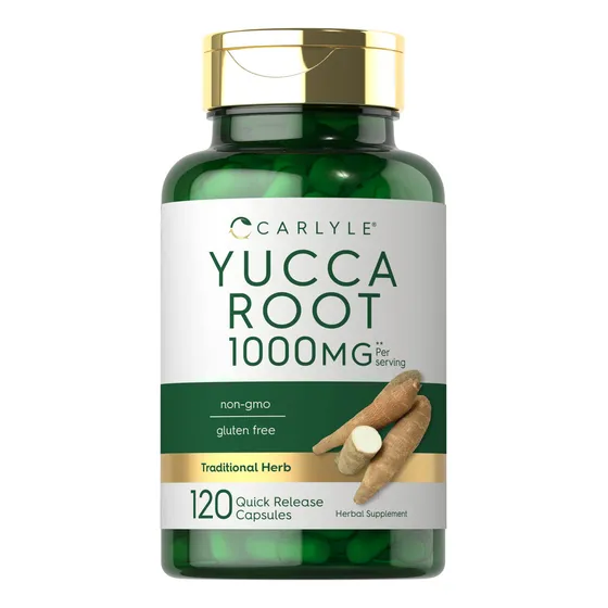 Suplemento Carlyle Yucca Root 1000 Mg 120 Cápsulas