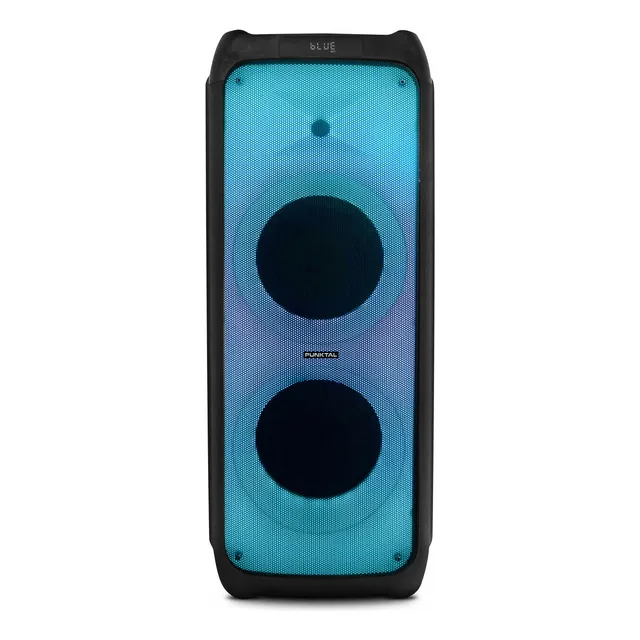 Parlante Activo Punktal 10'' X 2 Batería Usb Bluetooth Radio Color Negro
