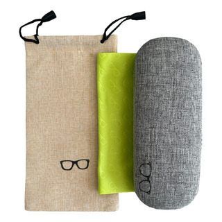 Estuche Para Lentes De Tela Y Rígido Con Microfibra Estuche Para Lentes De Tela Y Rígido Con Microfibra
