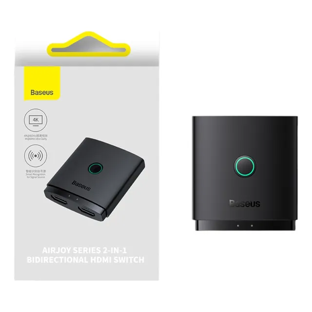 Slitter Switch Baseus Hdmi 4k Conmutador Bidireccional 60hz