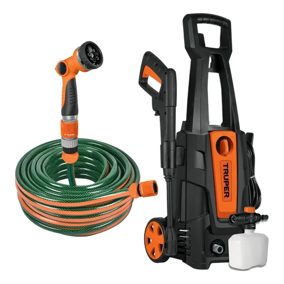 Hidrolavadora 1800psi Alta Presion Manguera 25m Ergo Pro