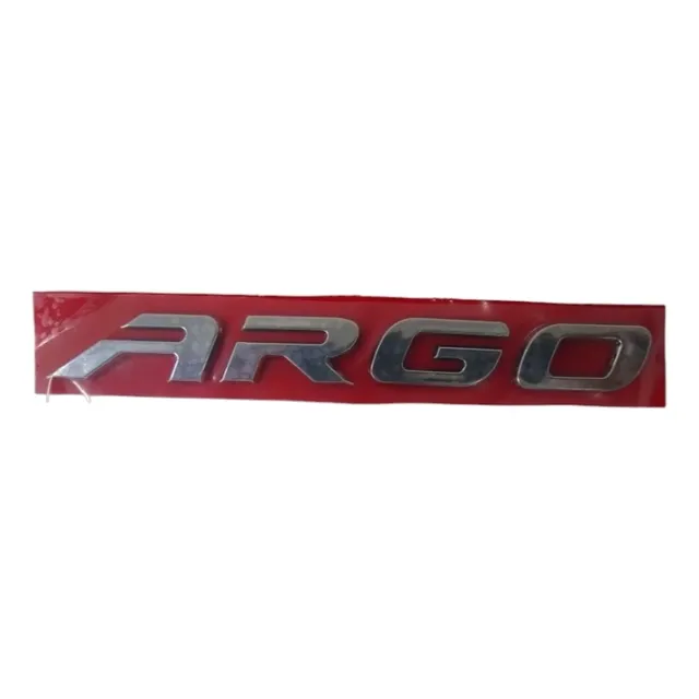 Emblema Letreiro Argo Fiat Argo Mala 2017 2018 2019 Cromado