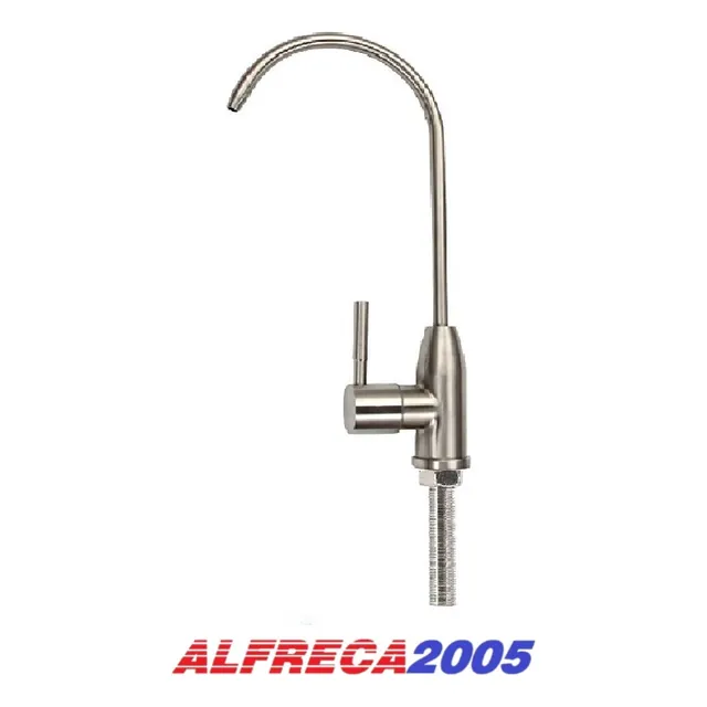 Grifo Faucet Cuello De Cisne Para Osmosis Y Filtros De Agua