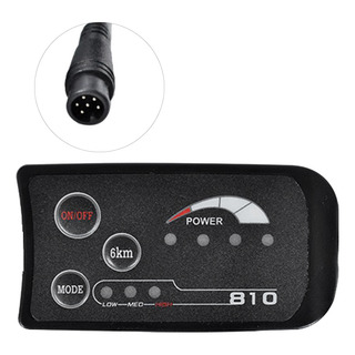 Medidor De Pantalla Led Para Bicicleta Eléctrica S810 De 6 P Medidor De Pantalla Led Para Bicicleta Eléctrica S810 De 6 P