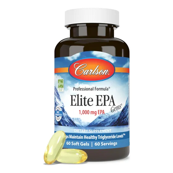 Suplemento De Aceite De Pescado Carlson Elite Epa Gems 1000