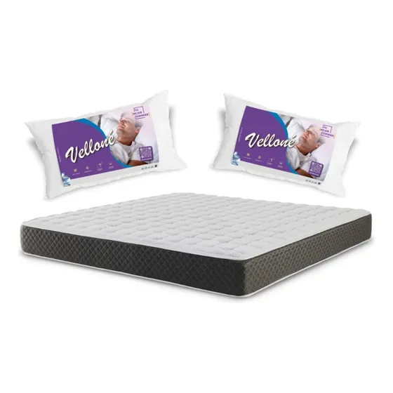 Colchon Cannon Renovation Queen 160x200 + 2 Almoh Premium