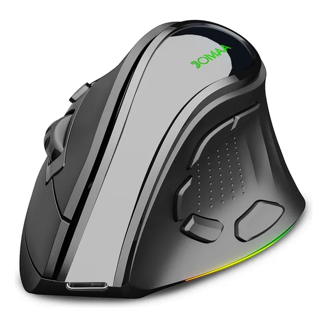 Ratón Inalámbrico Vertical Ergonómico Con Retroiluminación R