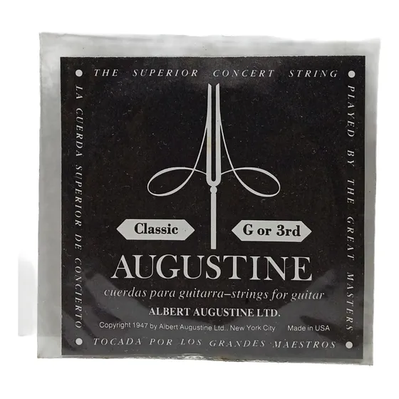 Cuerda Augustine Black Para Guitarra  G Ó 3era