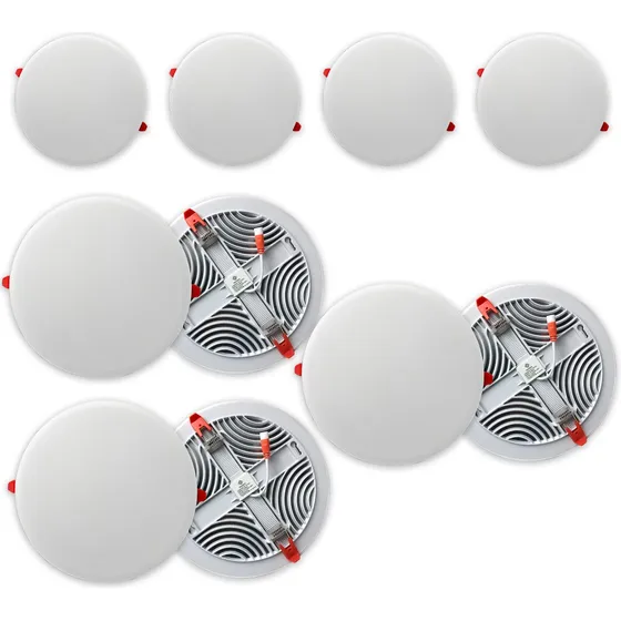 18w 120mm Luces Led Ajustable Empotrar Luz Cálido 10pcs Blanco