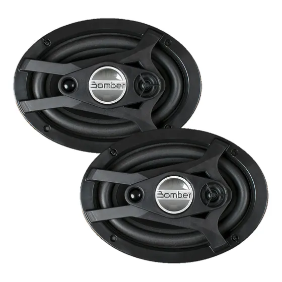 Parlantes 6x9 Pulgadas 200w Rms Bomber 4 Vías Cuatriaxial