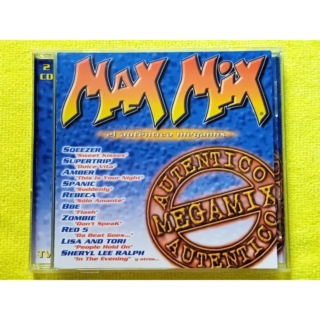 Max Mix El Auténtico Megamix 2 Cd's Techno Eurodance P78
