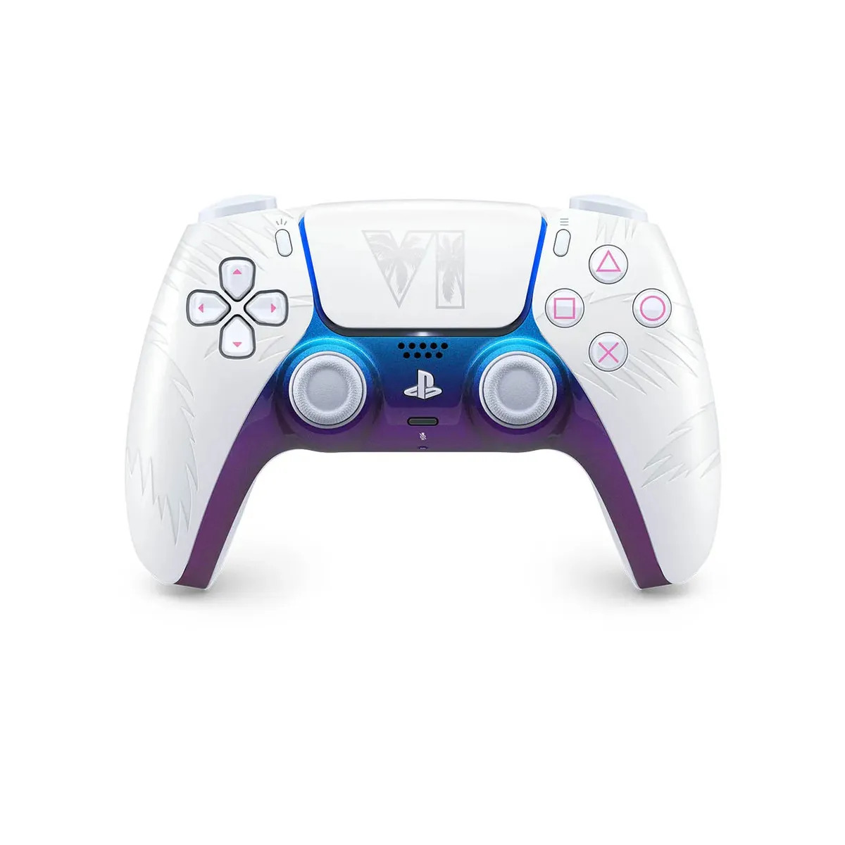 Controle sem fio DualSense branco – Edição limitada do Grand Theft Auto VI Controle sem fio DualSense branco – Edição limitada do Grand Theft Auto VI