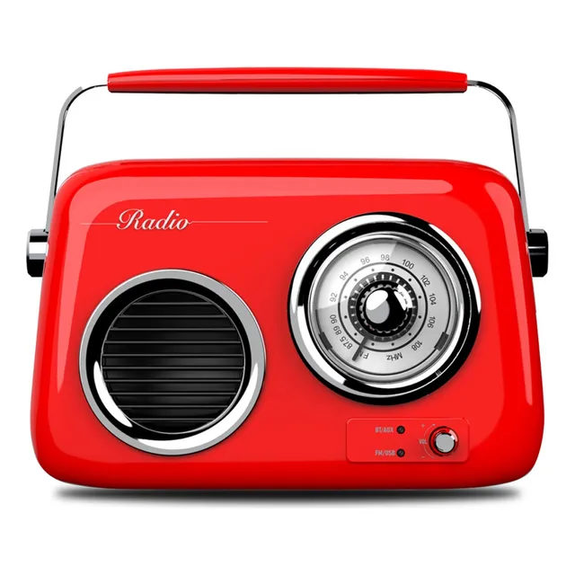 Radio Retro Portátil Vintage Am/fm Bluetooth Select Sound