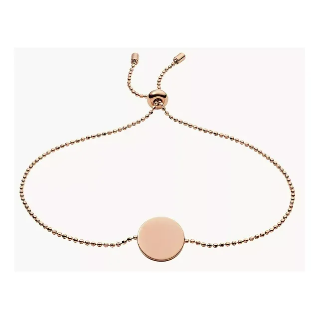 Fossil Pulsera De Acero Inoxidable Disc Rose-gold (usa)