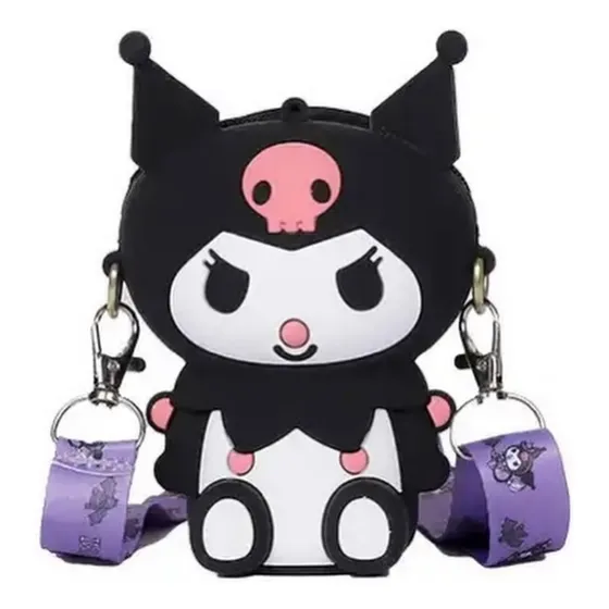 Mochila Bolso Morral Silicone Niñas Kuromi Regalo