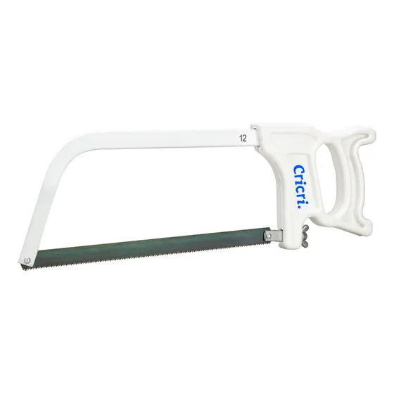 Serrote Para Açougueiro 30cm Corta Carne E Osso Arco Serra Cricri Fita Manual Açougue Bovino Peixe Frango Pequeno Serrinha Branca