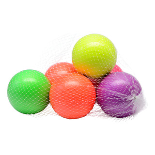 Pelota De Esponja Fluorescente De 3 Con 6 Pzas Pelota De Esponja Fluorescente De 3 Con 6 Pzas
