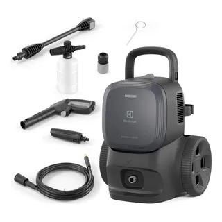 Lavadora de Alta Pressão Electrolux 1850PSI 1500W Potência com Canhão de Espuma PowerWash EWS1850P Preta Lava Jato Lava Car