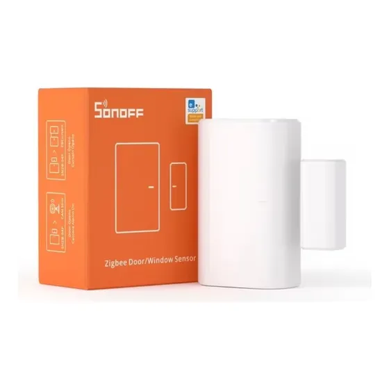 Sensor Porta Janela Sonoff Snzb-04p Zigbee 3.0 Alexa Google Cor Branco