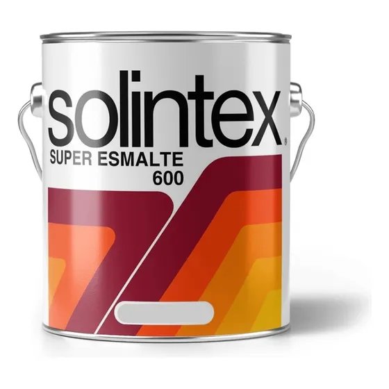 Pintura Super Esmalte Satinado Blanco 604 Galon Solintex