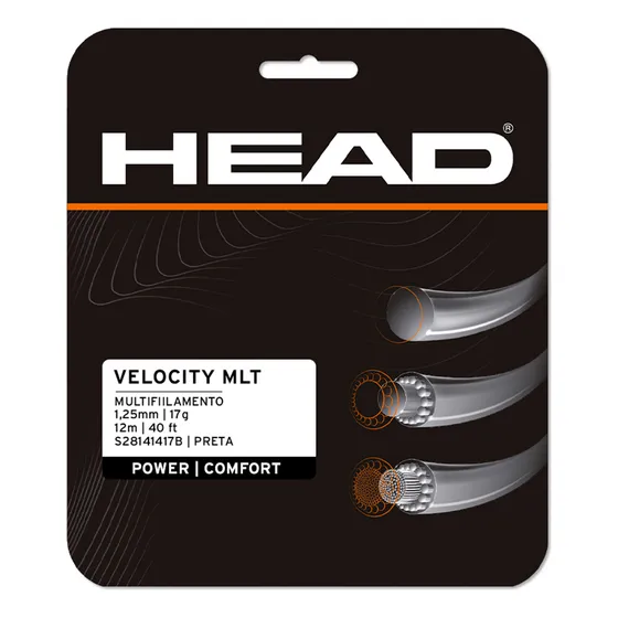 Set Head Dld De Corda Velocity Mlt 17 - Preta