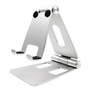 Aluminio Soporte Base Para Tableta Y Celulares De Escritorio Aluminio Soporte Base Para Tableta Y Celulares De Escritorio