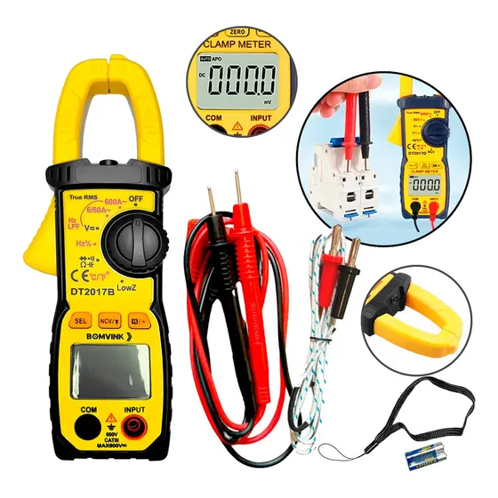 Alicate Amperométrico Bomvink Bom-6010