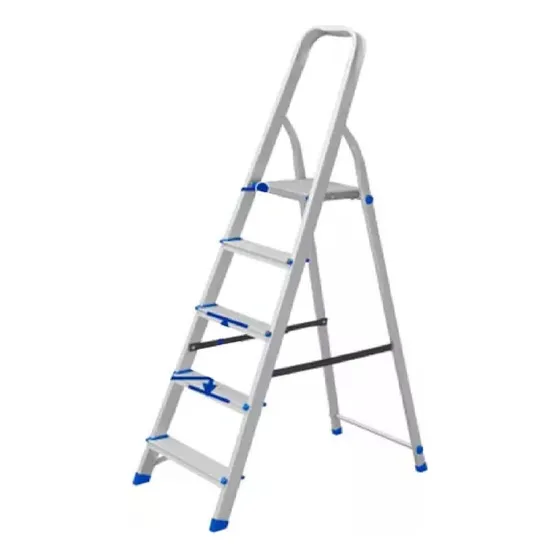 Escalera Familiar Aluminio 5 Escalones 120kg Wadfow Wld3h05