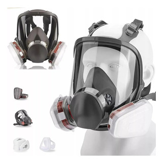 Máscara Facial Completa Máscara De Gas Respiratorio Máscara Facial Completa Máscara De Gas Respiratorio