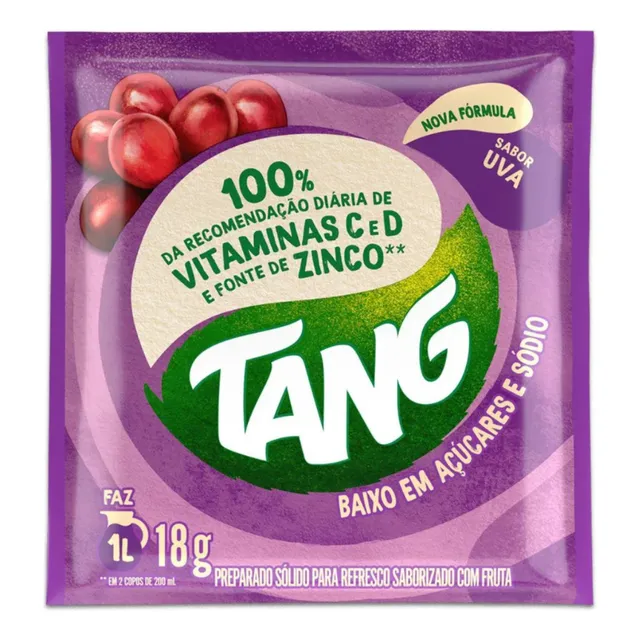 Tang Refresco Em Pó Uva Display Com 18 Unidades De 18g