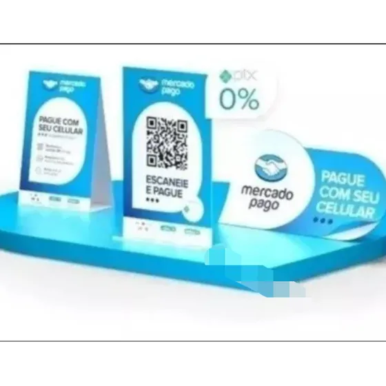 Kit (12 Unidades) Qr-code Do Mercado Pago