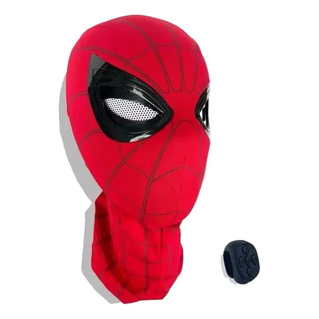 Nuevo Casco Eléctrico De Spiderman Con Ojos Móviles.