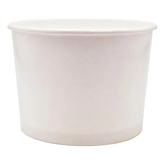 Tazón De Cartón Blanco Polyboard Paq X 50 Uds