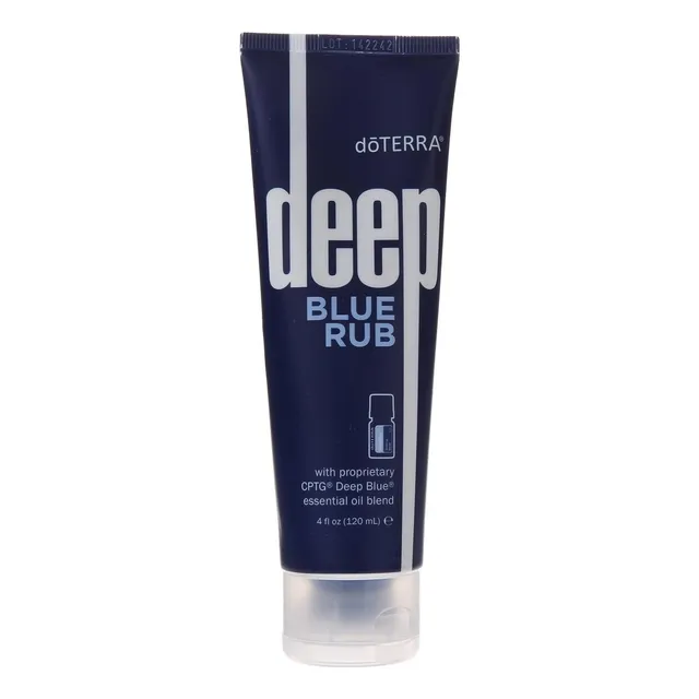 Crema Corporal Doterra Deep Blue Rub, 3890, 4 Onza, Azul
