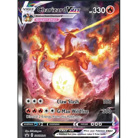 Charizard Vmax Upc Pokémon Tcg Carta Original Ingles