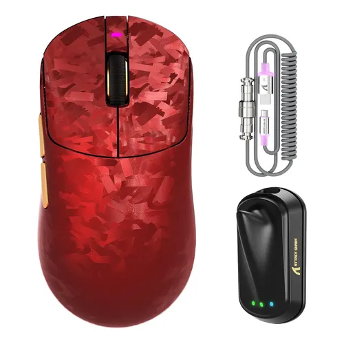 マウス・トラックボール wlmouse beast x 4k red Mouse Gamer Wlmouse Beast X Max Wireless 8k Vermelho | MercadoLivre