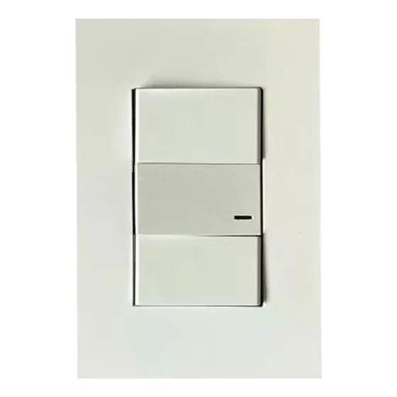 Tapa De Luz Jeluz Platinum 1 Tecla Punto Completo