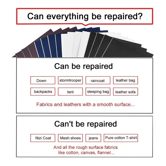 16 Parche Reparacion Nailon Autoadhesivo Resistente Agua