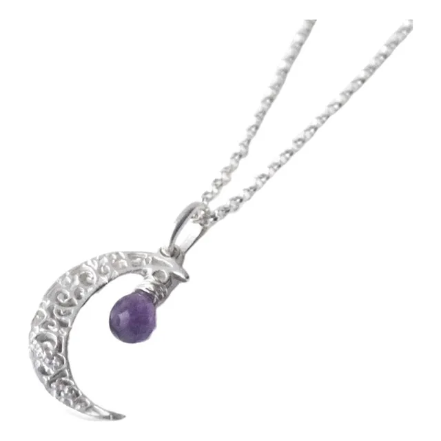 Collar Dije Cadena Cuarzo Amatista Mujer Regalo Navidad