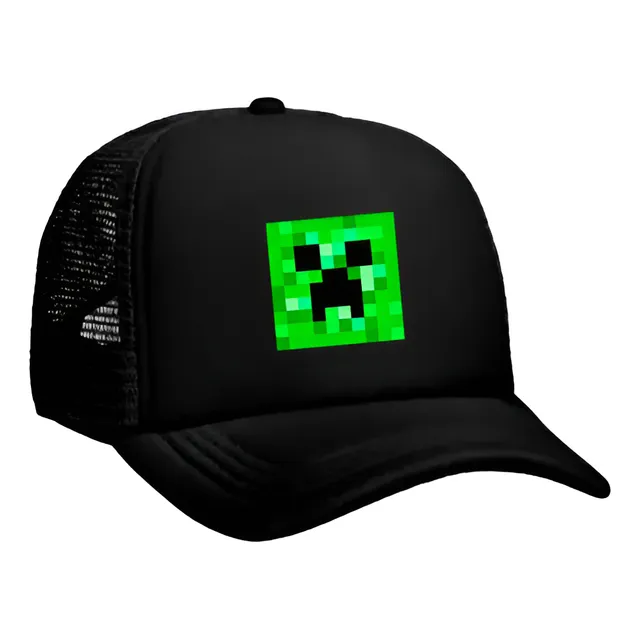 Gorra Minecraft Negra Videojuego