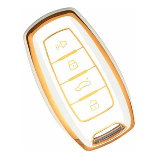 Capa Proteção Chave Gwm Haval H6 Branca E Dourada Capa Proteção Chave Gwm Haval H6 Branca E Dourada
